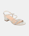 BLOSSOM HAZEL-39T BLOCK HEEL SANDAL SILVER