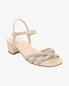 BLOSSOM HAZEL-53 BLOCK HEEL SHOE NUDE
