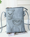 HG451 LLAMA CROSSBODY BAG BLUE