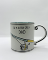 BLUE SKY 77082 DAD SCROLL HANDLE 21 OZ MUG FISHING