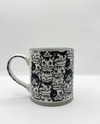 BLUE SKY 77639 BILBO CAT 18 OZ MUG BLACK & WHITE
