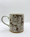 BLUE SKY 77639 BILBO CAT 18 OZ MUG BEIGE