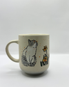 BLUE SKY 80161 CAREY PURDY CAT 17 OZ MUG CREAM