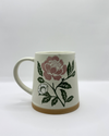 BLUE SKY 80999 BOTANICAL BLUSH 18 OZ MUG PINK