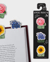 BOOKAROO MINI-MARKS MAGNETIC BOOKMARKS FLOWERS