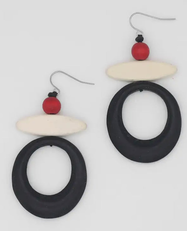 SYLCA BP24E10 REESE DROP EARRING BLACK