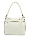 BRAIDED HANDLE HOBO & CROSSBODY STRAP 21638A WHITE