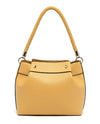 BRAIDED HANDLE HOBO & CROSSBODY STRAP 21638A YELLOW