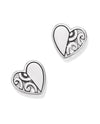 BRIGHTON J20400 DECO BRIGHT HEART POST EARRING