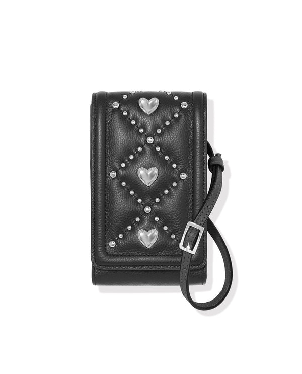 BRIGHTON E55433 BLACK BRAVE HEART PHONE ORGANIZER