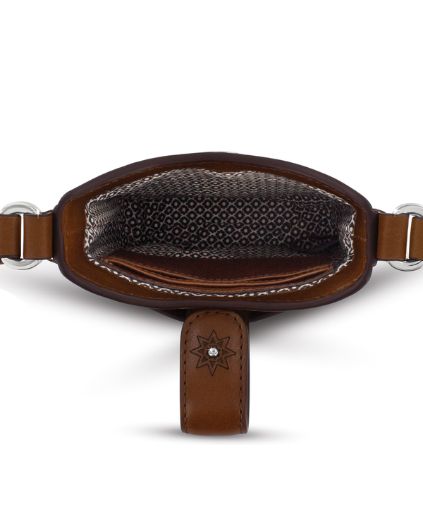 BRIGHTON E55608 RUSSET MOSAIC PHONE ORGANIZER