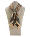 ZOEY MAGNETIC PEARL SCARF PALE PEACH
