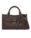 BRIGHTON H44708 CLEO COCOA PRETTY TOUGH ARCH SATCHEL BAG