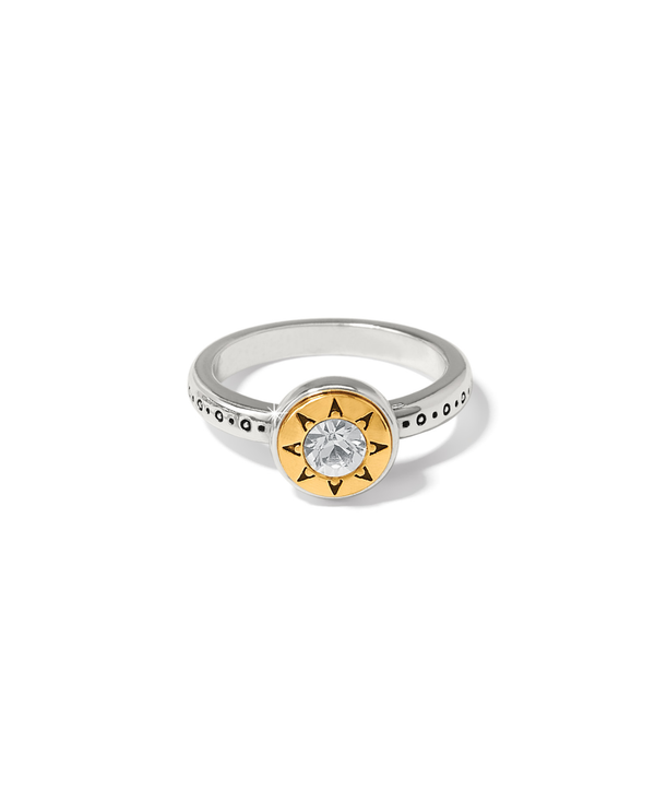 BRIGHTON J63222 MOSAIC 2TN RING