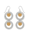 BRIGHTON JA0188 PALM CANYON 2TN ROUND WIRE EARRING