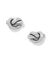 BRIGHTON JA0195 INTERLOCK SINGLE KNOT SILVER POST