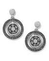 BRIGHTON JA0199 FLORA PETITE SILVER POST DROP EARRING
