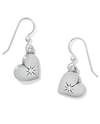 BRIGHTON JA0207 ONE HEART SILVER WIRE EARRING