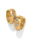BRIGHTON JA0260 BE RADIANT GOLD HOOP EARRINGS