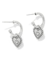 BRIGHTON JA0286 PRETTY TOUGH AMOUR HEART POST DROP EARRING back