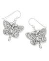 BRIGHTON JA0320 LA TULIPE BUTTERFLY FR WIRE EARRING