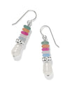 BRIGHTON JA0338 VERTIGO HUES FRENCH WIRE EARRINGS