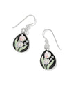 BRIGHTON JA0342 LA TULIPE NOIR FRENCH WIRE EARRING
