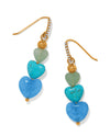 BRIGHTON JA0345 ONE HEART BEAD FRENCH WIRE EARRING