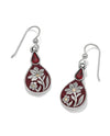 BRIGHTON JA0356 EVERBLOOM FLORA PETITE FRENCH WIRE EARRINGS