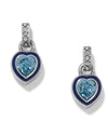 BRIGHTON JA0377 HALO GEMMA AQUA POST EARRING