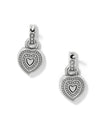BRIGHTON JA0377 HALO GEMMA AQUA POST EARRING BACK