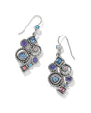 BRIGHTON JA0378 HALO NOVA CLUSTER FRENCH WIRE EARRINGS