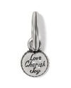 BRIGHTON JC398E GLITZ HIGHLIGHT AMULET peridot back