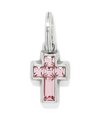 BRIGHTON JC8003 LIGHT ROSE CROSS CHARM
