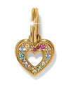 BRIGHTON JC8183 ENCHANTING GEM HEART CHARM