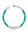 BRIGHTON JF0334 MOSAIC HORIZON TURQOISE BRACELET
