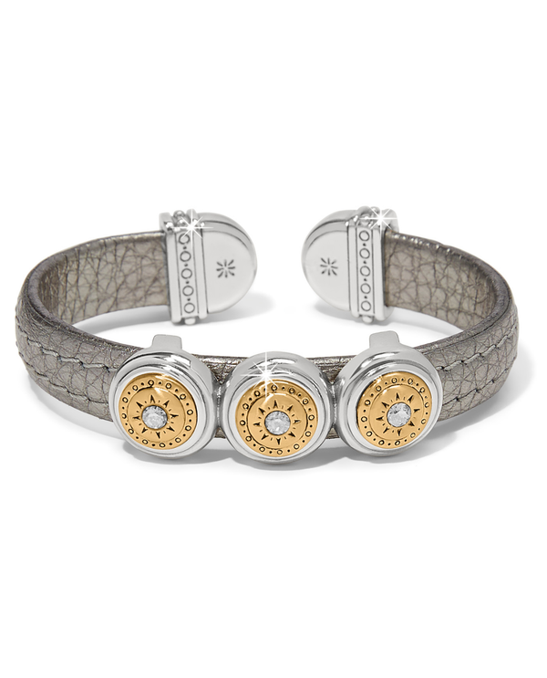 BRIGHTON JF036B MOSAIC 2TN TITANIUM DISC CUFF