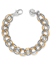 BRIGHTON JF0377 PEBBLE LINK TWO TONE  BRACELET