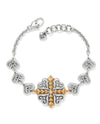 BRIGHTON JF0388 ALCAZAR HEART TWO TONE BRACELET
