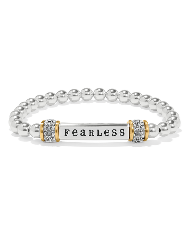 BRIGHTON JF0392 MERIDIAN FEARLESS 2 TONE BRACELET