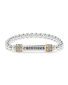 BRIGHTON JF0394 MERIDIAN CHERISHED 2 TONE BRACELET