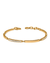 BRIGHTON JF0414 MERIDIAN GEO BAR GOLD BRACELET