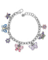 BRIGHTON JF0461 LA TULIPE BUTTERFLY CHARM BRACELET
