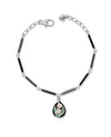 BRIGHTON JF0479 LA TULIPE NOIR BRACELET