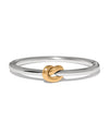 BRIGHTON JF0507 INTERLOK SINGLE KNOT HINGED BANGLE
