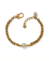BRIGHTON JF0521 TRUST YOUR JOURNEY PEARL CHAIN BRACELET
