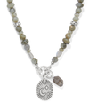 BRIGHTON JM0031 TOKEN CHARM LABRADORITE NECKLACE