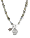 BRIGHTON JM0031 TOKEN CHARM LABRADORITE NECKLACE
