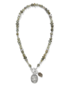 BRIGHTON JM0031 TOKEN CHARM LABRADORITE NECKLACE