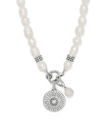 BRIGHTON JM0032 TOKEN CHARM PEARL NECKLACE